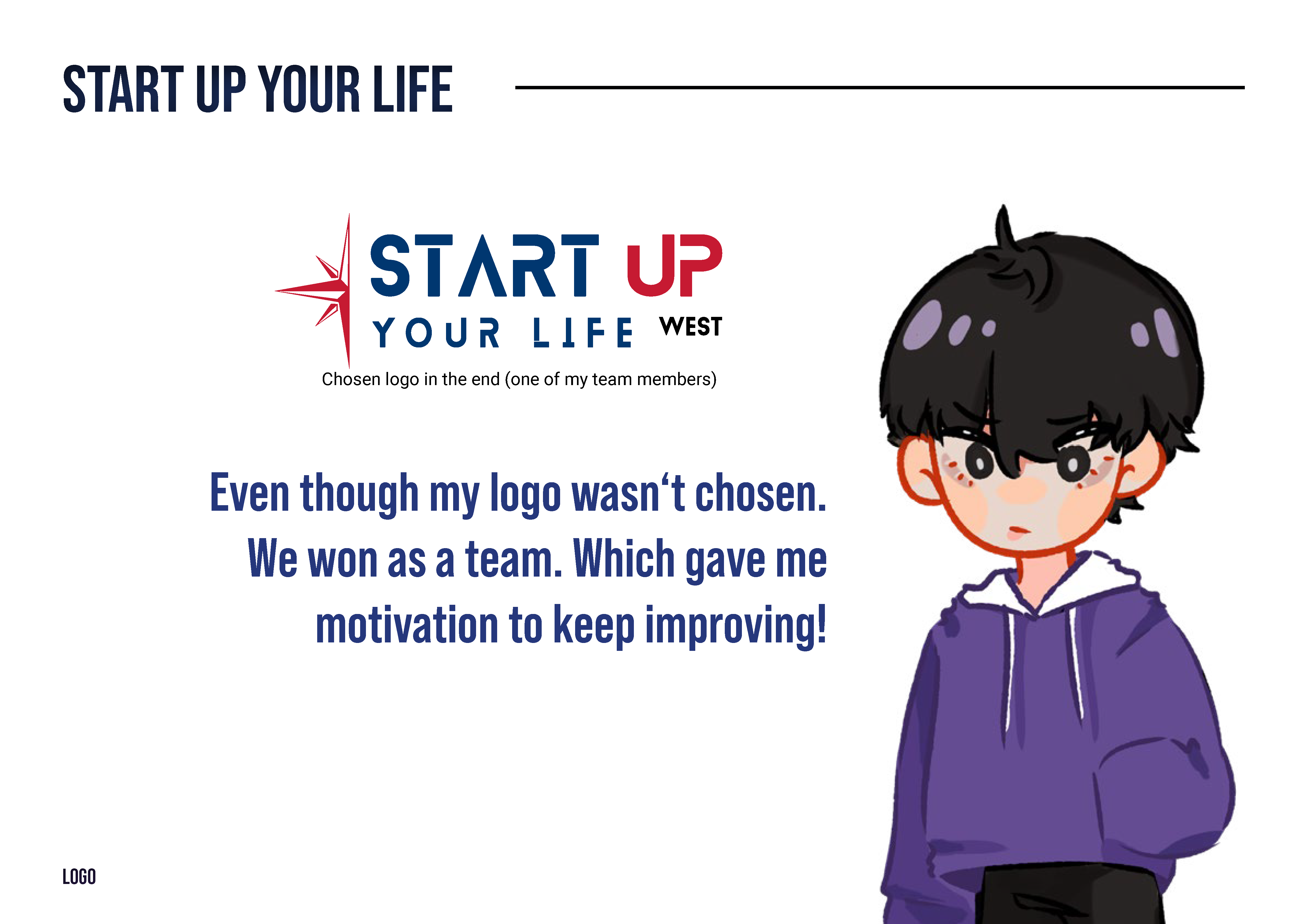 Start Up Your Life final chosen logo with team outcome