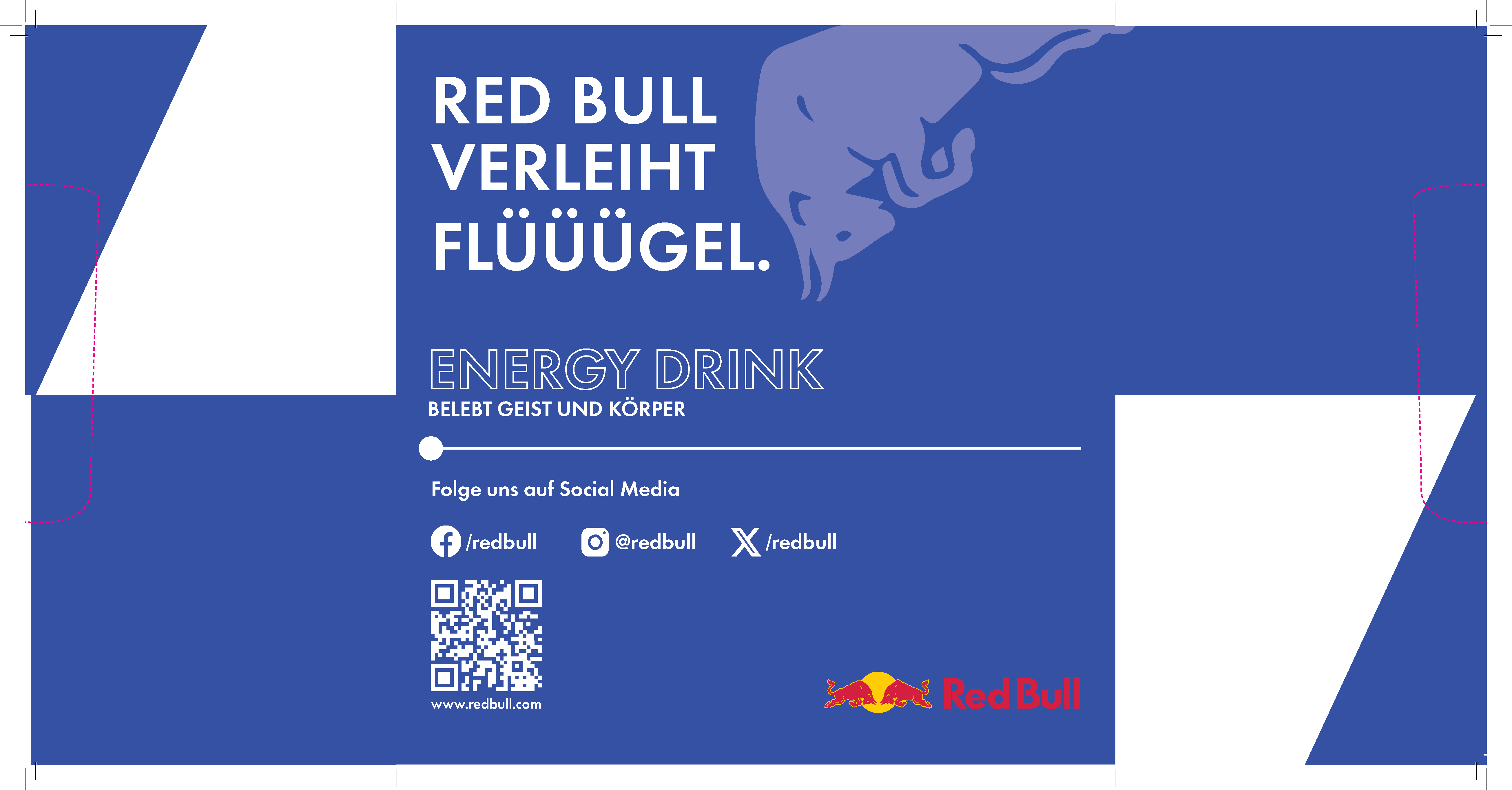 Red Bull Altarfalz brochure panel design
