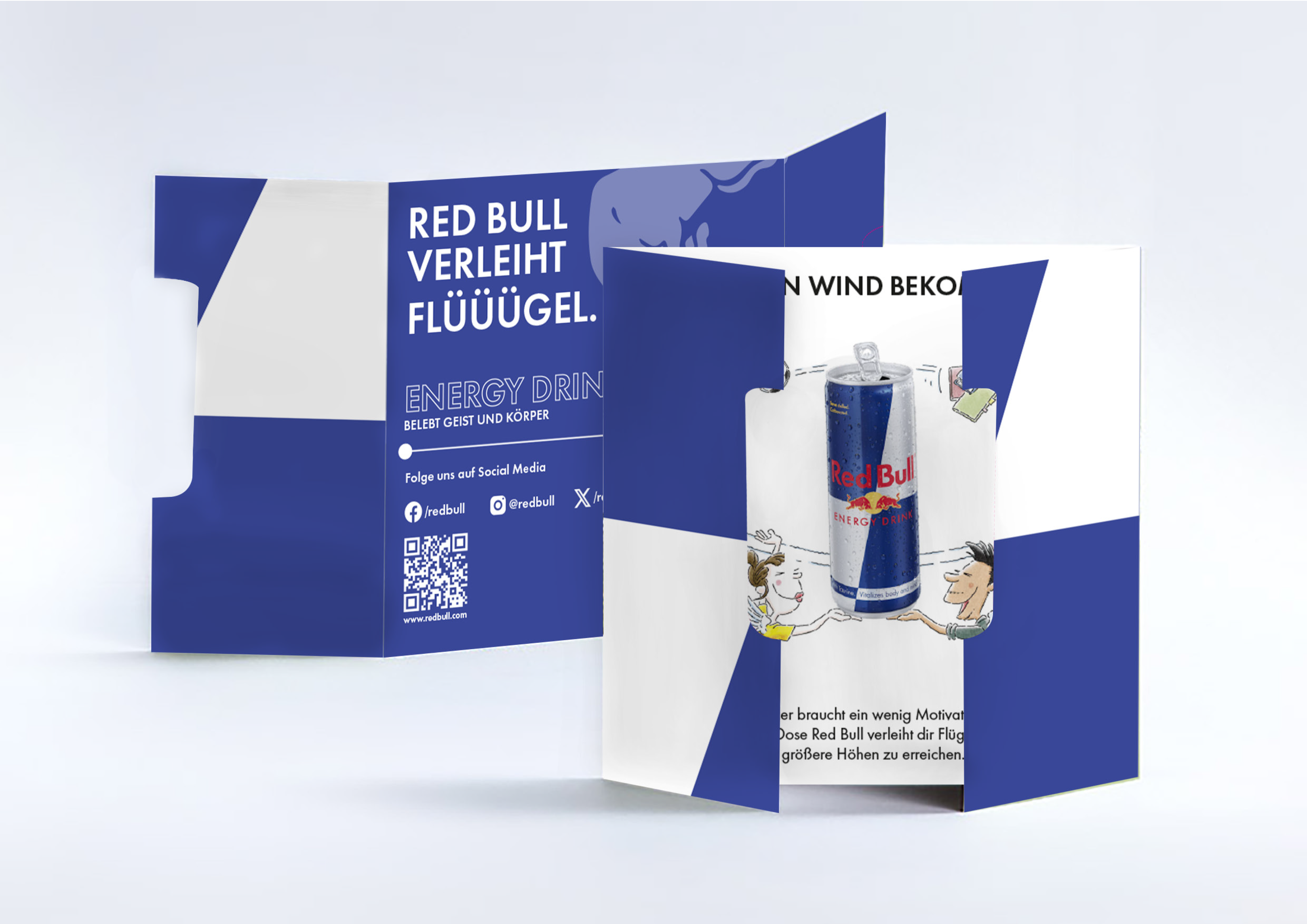 Red Bull Altarfalz brochure panel design