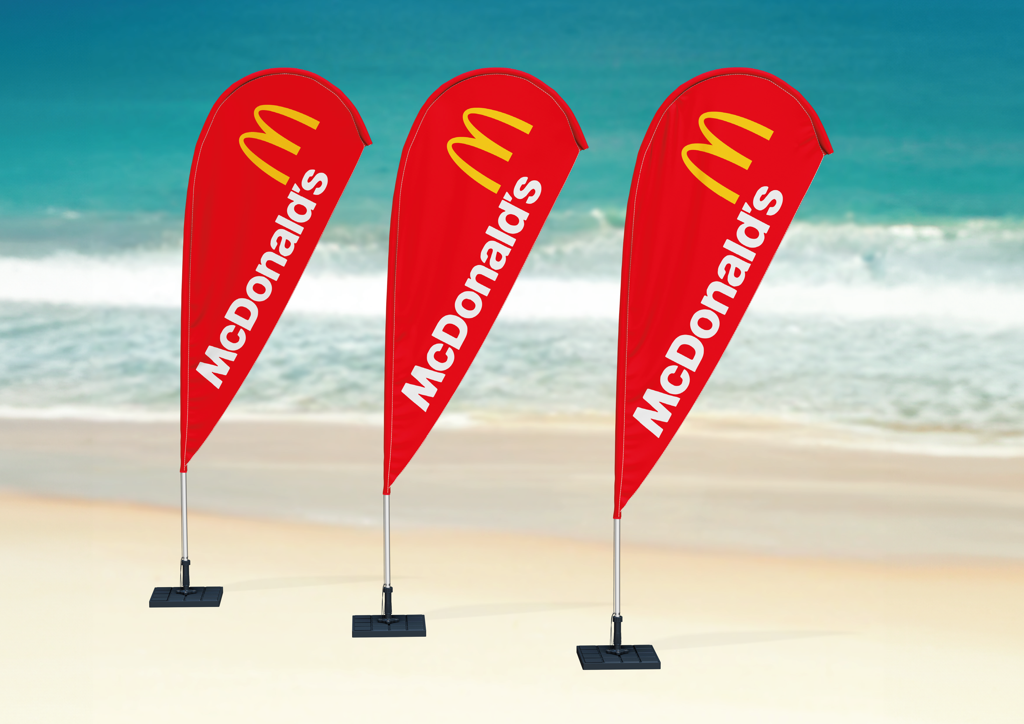 McDonald's Werbetechnik signage design